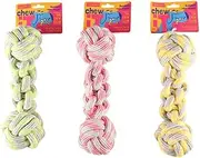 Trendy Pets Dumbbell Rope Tug Toy for Dogs, 25 cm Size