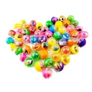 100Pcs 32*32mm Plastic Capsule Toys Vending Machine Random Mixed Gacha Toys