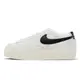 Nike 休閒鞋 Blazer Low Platform 白黑 厚底增高 女鞋 毛料材質【ACS】 DO2115-133