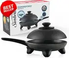 Diamondforce Electric Skillet, 25cm Non-Stick Frying Pan & Mini Oven in 1, Black