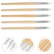 5 Pcs Cleaning Rod Watch Tool Man Keyboard Cleaner Scratch Brush Pens