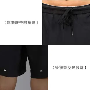 【adidas 愛迪達】男運動短褲-訓練 慢跑 愛迪達 黑銀(IL7232)