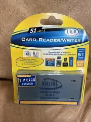 Sakar 51/1 Reader/Writer Compatible w/ all SF,SD,SDHC,MS,XD,Micro SD & Slim Card