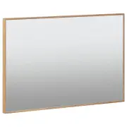 Pino 90x60cm Framed Mirror, Acacia Tan
