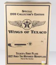Wings of Texaco 1927 Ford Tri Motor Monoplane Coin Bank Plain box