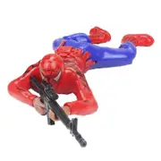 Electric crawling camouflage soldier Spider-Man Hulk Superman American team with grab sound effect eating chicken action toy