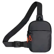 Chest Mini Sling Bag Waterproof Crossbody Bag Lightweight Deep Grey2-large