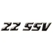 Supra Boat Raised Decal 109228 | 22 SSV Gray 12 x 2 1/8 Inch