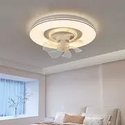 Nordic Ceiling Fan Light Tri Color Lights Ceiling Fan Lamp With Remote Control For Living Room