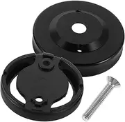 TOBBOMEY 1 Set Bicycle Aluminum Alloy Headset Cap Sturdy Top Cover with Screws for Mountain and Road Bikes Easy Installation Protective Design for Accurate Data Tracking