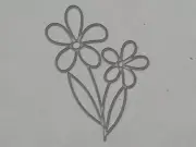 Clay Stamp | 2 Spring Flowers | Mug clay stamp for handbuild pottery