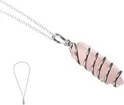 [LALAFINA] Crystal Pendant Jewelry Charm Beaded Necklace S Necklace Gold Initial Necklace Women Jewellery Bracelet Layered Necklace for Women Turner Necklaces Necklace Pendant Purple Alloy