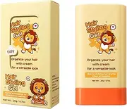 Loodgao Portable Hair Wax Stick for Men Women Kids Long Lasting Hold Non Greasy Lightweight Styling Tool Smooth Texture Easy to Apply Yellow One Size