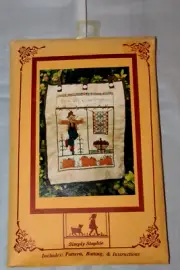 Scarecrow and Pumpkins Pattern and instructions