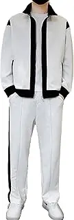 [DGHM-JLMY] Men's Tracksuits Spring Assorted Colors Casual Suits 2 Piece Athletic Full Zip Coat and Pants Outfits