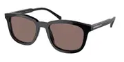 Prada PR A21S Polarized 16K30H Men's Sunglasses Black Size 53