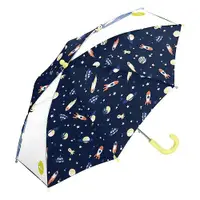 在飛比找ETMall東森購物網優惠-日本Wpc. W061 太空探險 兒童雨傘 透明視窗 安全開