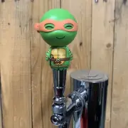 TMNT Beer Keg Tap Handle Mini Pull Knob Teenage Mutant Ninja Turtle Michelangelo