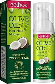 Olive Oil Hair Hold Mousse Extra Strength Flexible Hold enriched with Coconut appliable for Curl Definition Volume