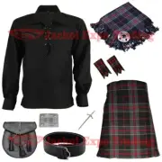 Scottish Traditional Handmade Spirit Of Highlander Tartan Kilt Deal for men