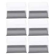 6 Pcs Mineral Specimen Display Box Boxes to Store Minerals Rock Case