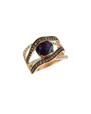 Le Vian Raspberry Rhodolite 14K Rose Gold 2.58 ct. tw. Diamond & Rhodolite Ring