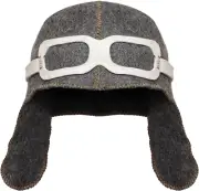 Pilot Sauna Hat Wool Mens Sauna Hat for Men Aviator - Banya Hat for Men Sauna...