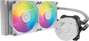 Cooler Master MasterLiquid 240L Core 2x120mm 120 ARGB Fans New Dual Chamber Gen S CPU Liquid Cooler, White