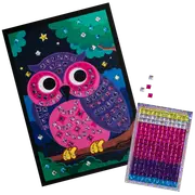 Art Star Sticker Mosaic Art Kit-Owl