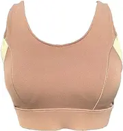 [BIMEI] High Neck Sports Bra for Women Mastectomy Support Sports Bras Longline Full Coverage Padded Pocketed Bra Workout Crop Tops428