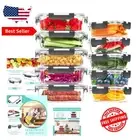 Leak-Proof Glass Meal Prep Containers, 10-Pack, Designed for Fresh Food Storage