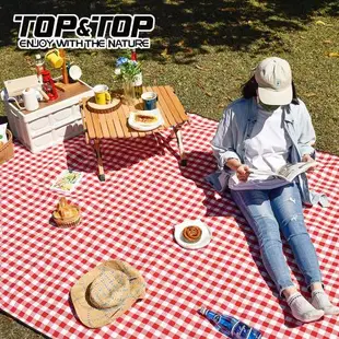 韓國TOP&TOP 加大繽紛野餐墊200x270cm/露營/地墊/防潮墊