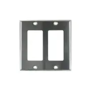 SUNLITE 2 Gang Decorative Plate Steel