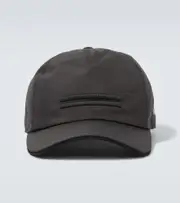 [Zegna] Zegna Embroidered baseball cap L black