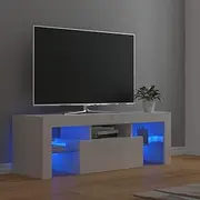 TV Stand, Living Room Entertainment Center, LED Light Table, High Gloss White TV Cabinet, Modern Stand for Televisor, Cabinet for Room