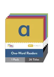 Nelson Phonics-in-a-Box 1: One-Word Readers X 26