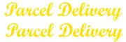 water slide decal set for Tonka Parcel Delivery Van W/TRACKING