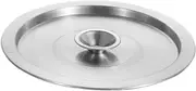 Skillet Lid Wok Lid Cover Frying Pan Cover Cooking Pot Lid for Pans Pots Skillets, 34cm