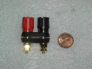 Dual Binding Post Banana Plug Socket Connectors speaker amplifier