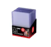 25 x Ultra Pro Thick Card 3x4 100pt TOPLOADER Rigid Protector Top Loaders
