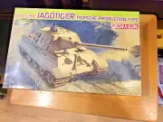 DRAGON MODELS 1/35 SCALE TANK SD KFZ 186 JAGDTIGER PORSCHE MODEL KIT #6351