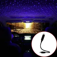 在飛比找蝦皮購物優惠-【旺旺家居】USB車用星空燈滿天星LED投影氛圍燈室內戶外藍