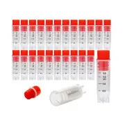 2.0ml Cryogenic Vials, Internal Thread Cryovial, 25/Bag, 500/Pack, 1000/Case