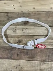 Adams Elastic Baseball Belt White Adult-Youth 18”-40”