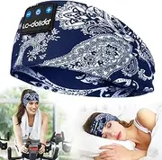Sleep Headphones Bluetooth Headband Sleeping Headphones Wireless Headband Headphones with Thin HD Stereo Speakers Perfect for Side Sleepers, Sport, Yoga, Travel