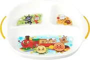 Lec Anpanman Lunch Plate (9.8 x 7.7 x 1.4 inches (25 x 19.5 x 3.5 cm), Microwave, Dishwasher, Boiling Disinfection, OK, Anti-Slip
