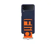 Samsung Silicon Cover with Strap Z Flip 3 - Blue