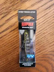RAPALA SHADOW RAP 7 BRAND NEW IN BOX EUROPEAN COLOR SDR-7 GGIU GLASSY GILL UV