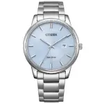 【CITIZEN 星辰】PAIR 藍色夢幻時尚光動能男錶-藍X銀/40MM(BM6978-77L)