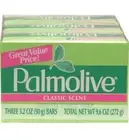 NEW! PALMOLIVE (3-PACK) 3.2 Oz. Bars ●CLASSIC SCENT● Mild All Family Soap